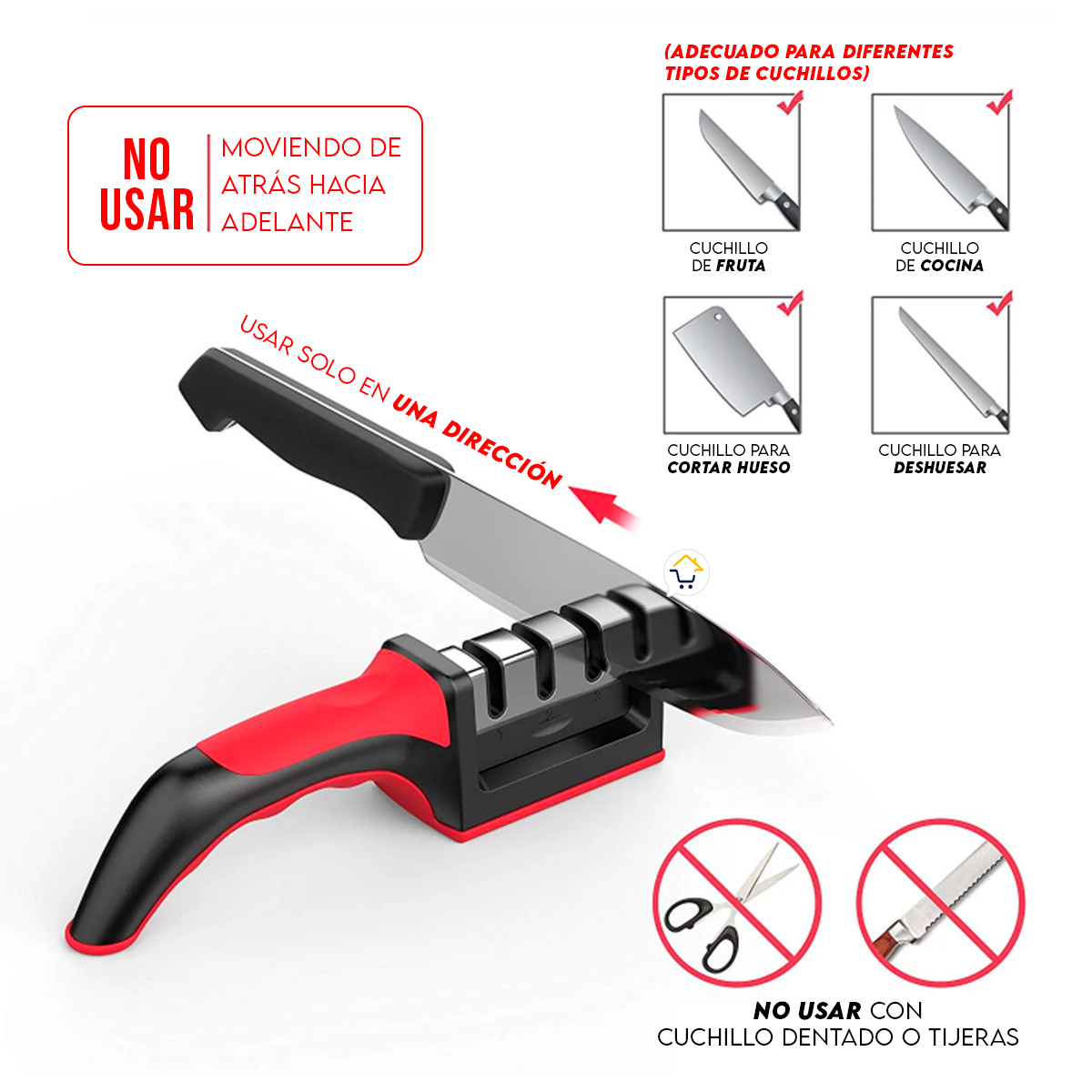 Miniatura 2 de Afilador Cuchillos Acero HCK168